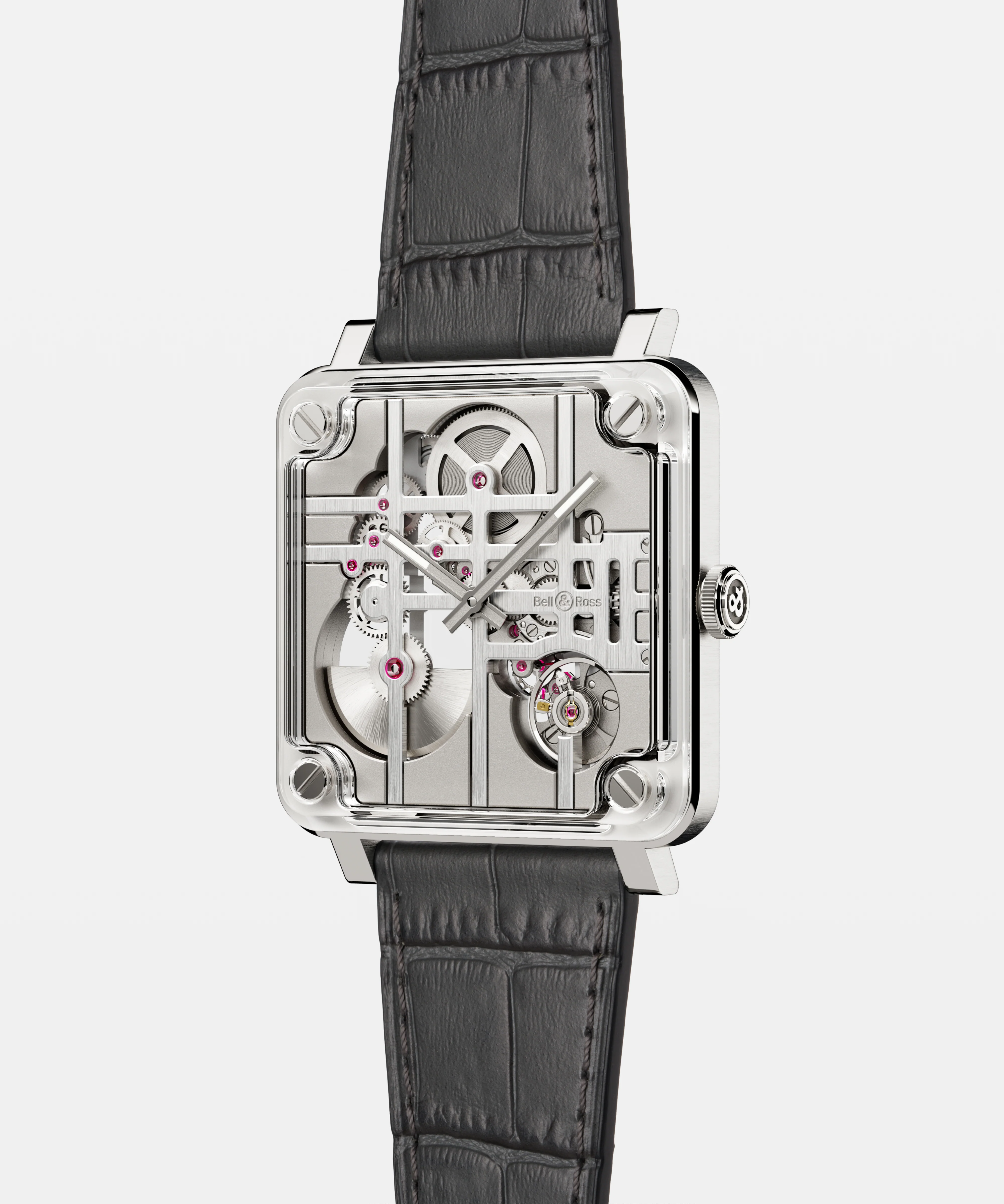 Bell & Ross BR-X3 Skeleton Micro-Rotor — ön görünüm
